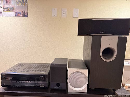 Onkyo, Altec Lansing & Bose AV receiver, subwoofer and speakers (1 of 6)
