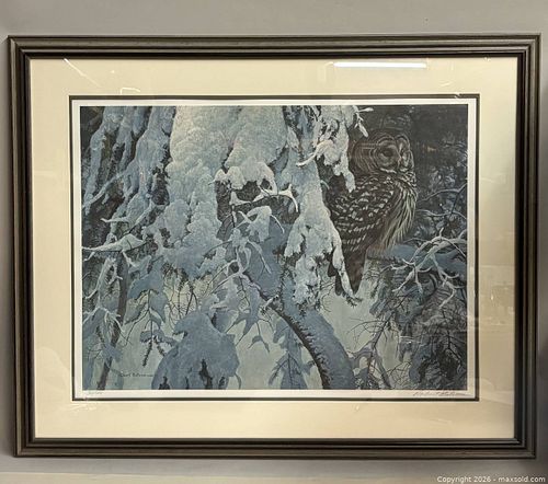 Framed ROBERT BATEMAN Signed and Numbered Limited Edition Print with C.O.A. (1 of 7)