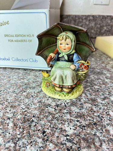 Goebel Hummel Girl with Umbrella Limited Edition Figurine (1 of 5)