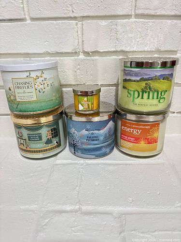 Bath & Body Works Lot of 6 Scented Jar Candles (Mixed Scents) (1 of 5)