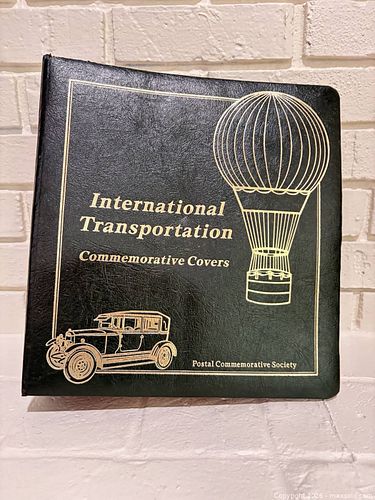 Postal Commemorative Society 3-Ring Collector Binder (1980s)-includes 28 (1 of 8)