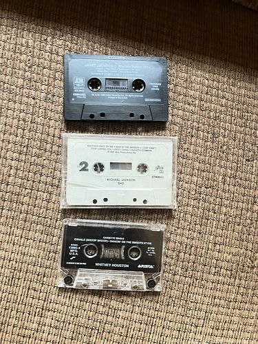 Michael jackson cassette lot (1 of 5)
