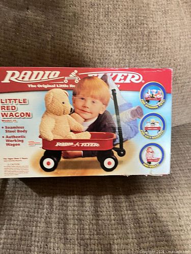 Vintage Radio Flyer Model 5 Little Red Wagon (1 of 4)