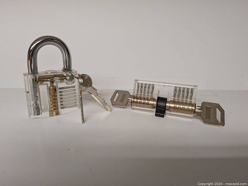 Transparent Practice Locks Set (1 of 3)
