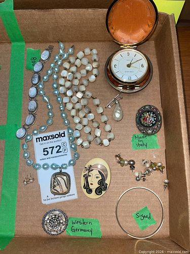 Jewelry and Phinney Walker Clock Lot (1 of 16)