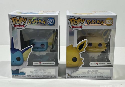 Funko Pop! Pokémon Characters including Vaporeon and Jolteon NIB  (1 of 8)