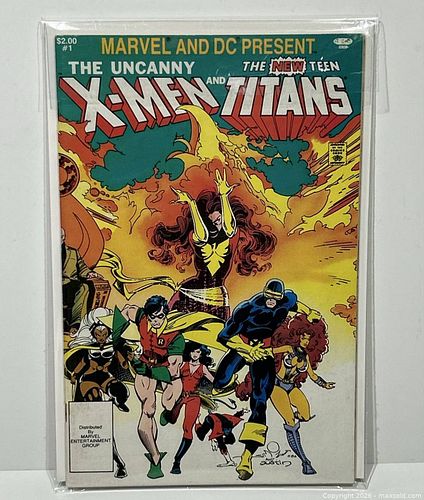 Marvel and DC Present The Uncanny X-Men and The New Teen Titans #1 Comic  (1 of 6)