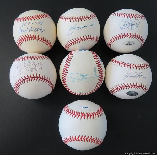 Modern Pitching Stars - Signed Baseball Collection (Wells, Wood, Brown, Garcia, etc.) (1 of 4)