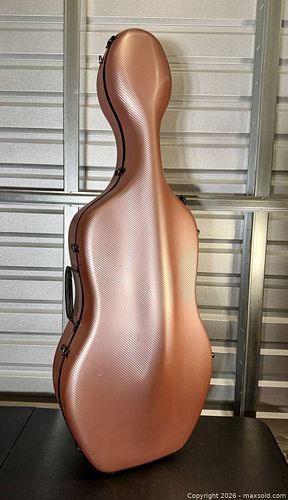 Full-Size Cello Hardshell Case, Copper/Rose Gold (1 of 6)
