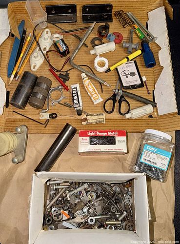 Mixed Hardware & Small Tools Lot (25–100 pcs) (1 of 4)