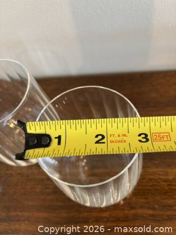 Spiegelau Clear Lead-Free Crystal Tumblers, Vertical Ribbed, Set of 3 (1 of 6)
