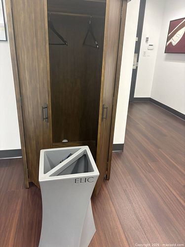 Mayfair Wooden Storage Cabinet & ELIC  Plastic Umbrella Stand (1 of 4)