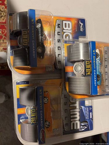 Jada Toys 1967 Chevy Camaro Bigtime Muscle 1:64 Lot of 3 (1 of 5)