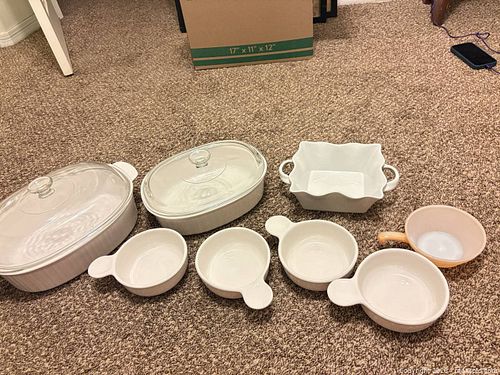 Cordon Bleu / Fire-King Stoneware Bakeware Set, 6–9 Pieces (1 of 5)