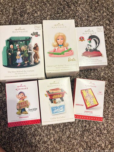 Hallmark Collectible Christmas Ornaments Lot of 6 (1 of 7)