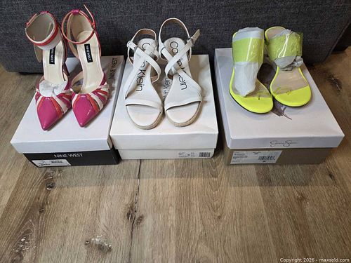 Lot: Women's Shoes Size 5 M — Nine West, Calvin Klein, Jessica Simpson (1 of 13)