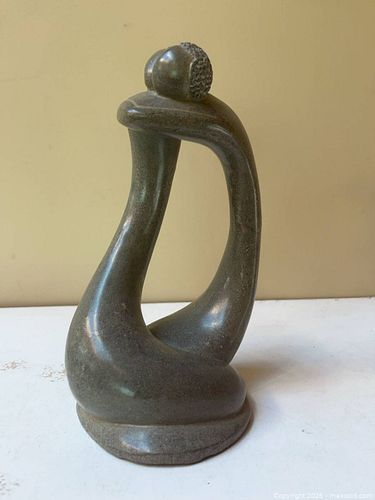 Small, signed Abstract Stone Sculpture (1 of 10)