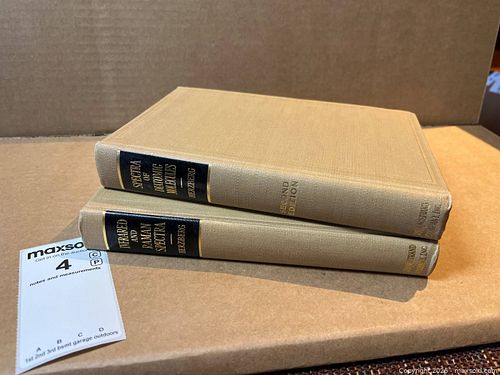 Two Books Signed by Gerhard Herzberg: 'Spectra of Diatomic Molecules' and 'Infrared and Raman Spectra' (1 of 16)