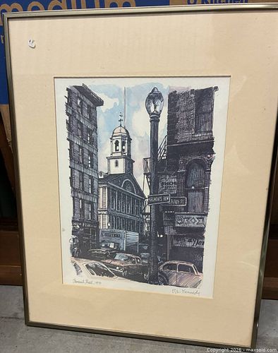 R.E. Kennedy — Faneuil Hall, 1970 Framed Print (1 of 5)
