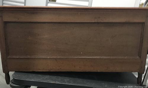 Solid Wood Blanket Chest / Hope Chest, Brown Natural Stain (1 of 7)