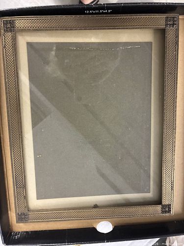 Vintage Ornate Gold Wood & Metal Picture Frame, 9.5 x 11.5 (1 of 5)