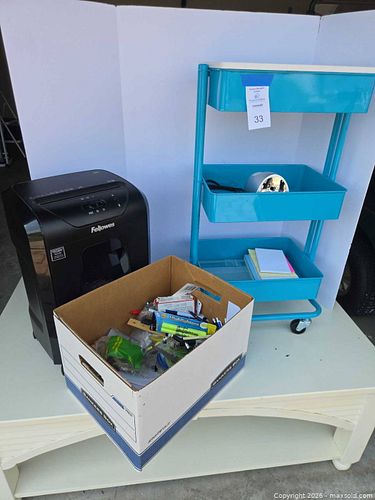 3-Tier Rolling Utility Cart - Turquoise/Teal & Silver (1 of 11)
