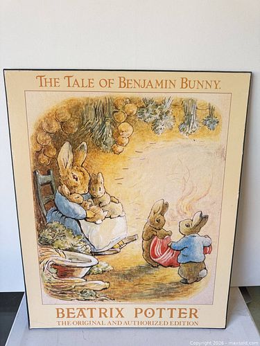The Tale of Benjamin Bunny Framed Reproduction Print by Beatrix Potter (1 of 3)