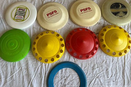 Assorted Plastic Frisbees / Flying Discs (7-10), 9-11 in (1 of 8)