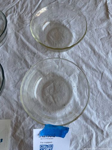 Pyrex Mixing Bowl Set of 5 Clear Tempered Glass (1 of 6)