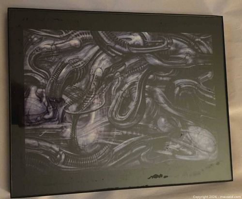 1977 "Biomechanical Landscape" by H.R. GIGER  (1 of 6)