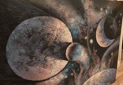 Abstract Space Canvas Wall Art, 50 x 40 in Landscape (1 of 9)