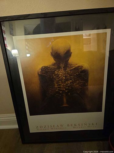 Zdzisław Beksiński Framed Surreal Poster 23" x 30" (1 of 5)