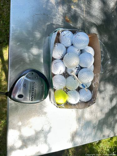 Callaway Big Bertha Steelhead Driver 10° with Multiple Golf Balls (1 of 4)