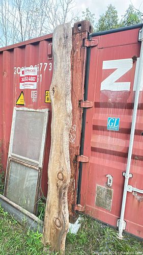 Live Edge Hardwood Slab 6-10 ft Raw Unfinished (1 of 5)