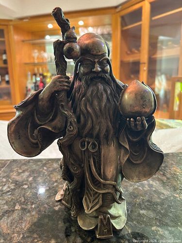 Bronze Statue of Shou Xing (1 of 3)
