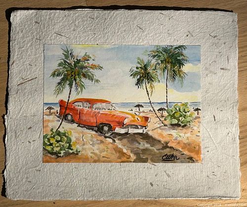 Signed Watercolor Painting (1 of 3)