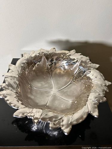 Vintage WMF Ikora Silver Plated Footed Bowl (1 of 3)