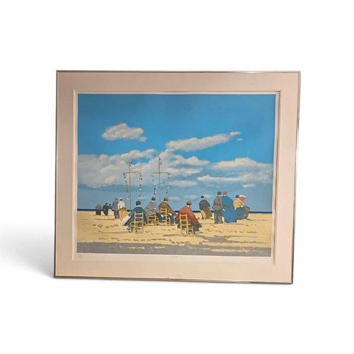 Signed Limited-Edition Serigraph Titled Bastille Day by Frederick McDuff (1 of 5)