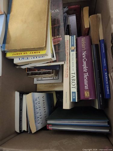 Lot of 16–30 Assorted Books: Fiction, Reference, Spiritual (1 of 4)