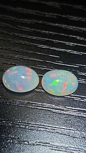 AAA natural Crystal Jelly opal pair  (1 of 9)