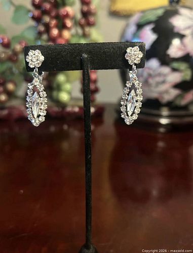 Signed Sherman Dangle Earrings (1 of 6)