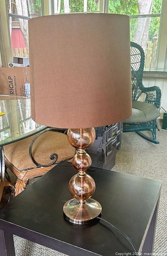 Vintage Stacked Glass Balls Table Lamp (1 of 5)