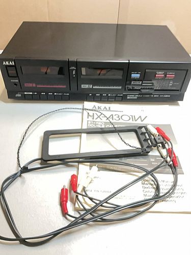 Akai Dual Cassette Player - lot 1213 (1 of 6)