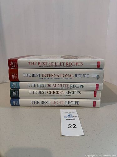Set of 5 Cook's Illustrated Hardcover Cookbooks (1 of 4)