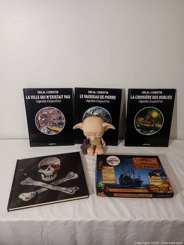 Lot: Enki Bilal Graphic Novels, French Games & Collectible Doll (1 of 7)