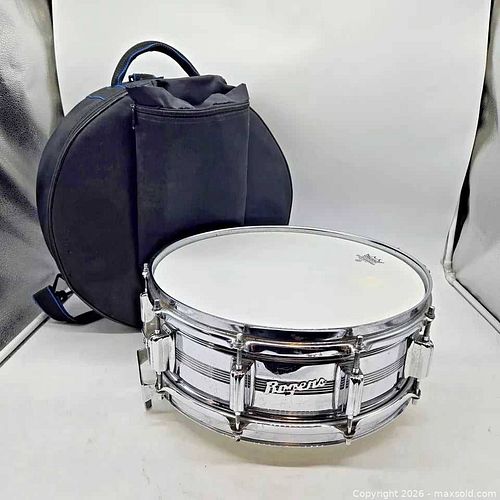 Rogers Dyna-Sonic 14" Steel Chrome Snare Drum (1 of 6)