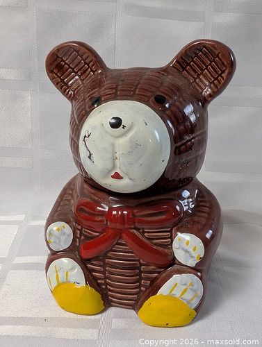 Honey pot Bear ceramic (1 of 13)
