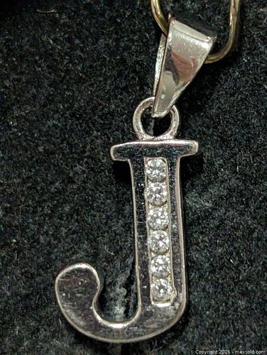 Silver CZ Pendant  (1 of 3)