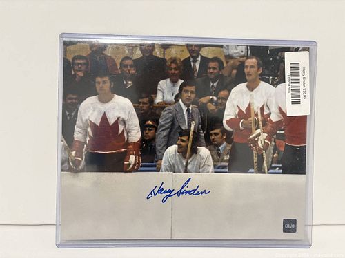 Harry Sinden Autographed 8-10 Photo  (1 of 3)