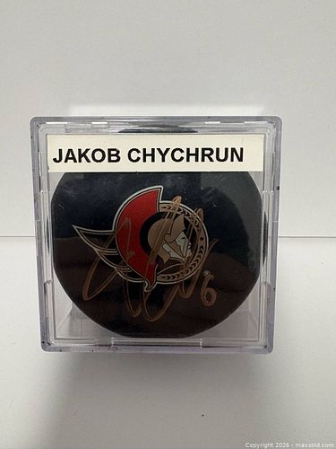 Jakob Chychrun Autographed Puck (1 of 3)